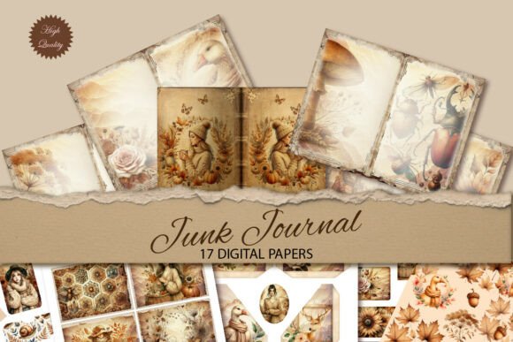 Autumn Watercolor Junk Journal Paper: Your Creative Toolkit