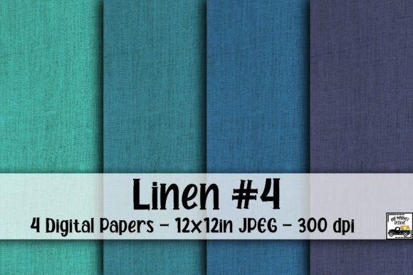 Elevate Your Projects with Linen Textures Digital Paper #4