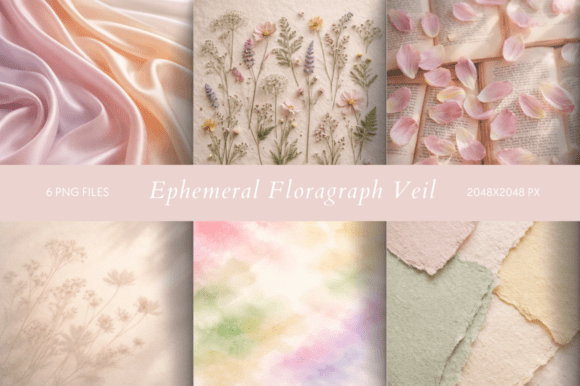 Ephemeral Floragraph Veil: A Study in Delicate Design