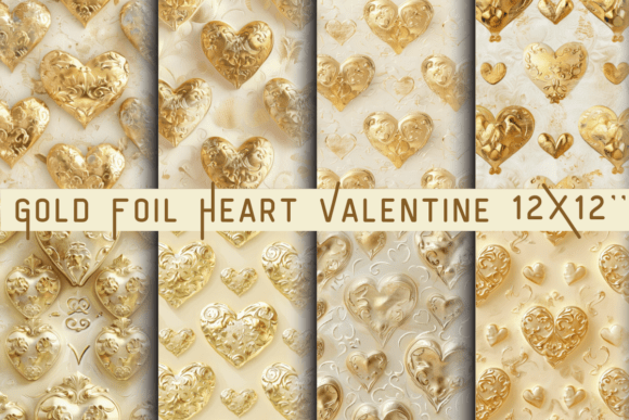 Gold Foil Heart Valentine Paper: Elevating Your Seasonal Design Projects