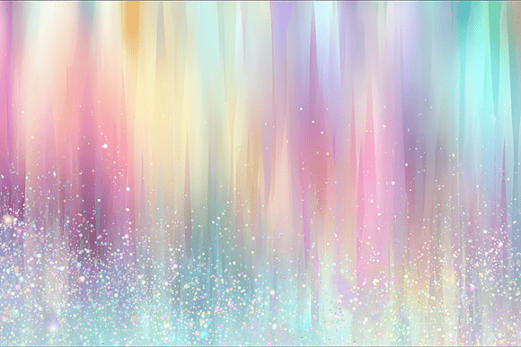 The Ethereal Appeal of Pastel Rainbow Glitter Backgrounds