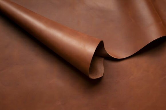 The Timeless Appeal of Smooth Cognac Leather Surface