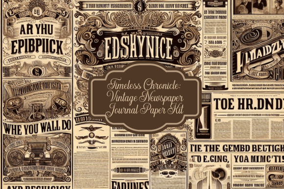 Timeless Chronicle: Vintage Newspaper