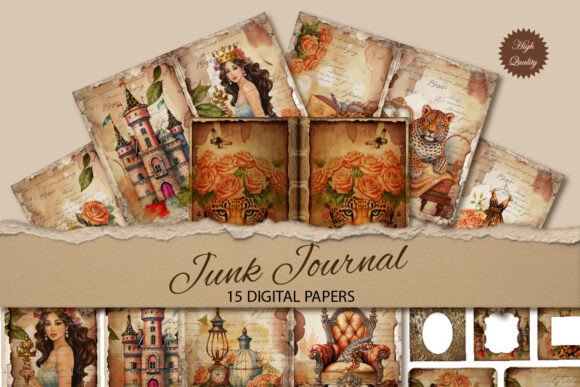 Unleash Your Creativity with a Leopard Watercolor Vintage Junk Journal