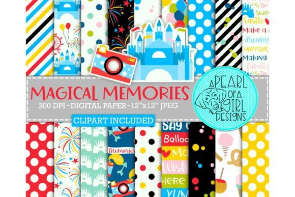 Unleash Your Creativity with Magical Memories Digital Paper