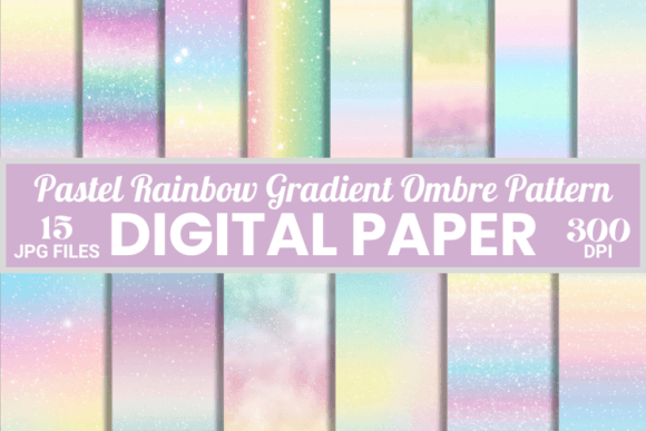 Unlocking the Pastel Rainbow Gradient Ombre Background