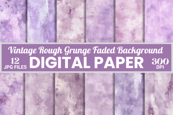 Unlocking the Raw Edge of Vintage Purple Rough Grunge Textures