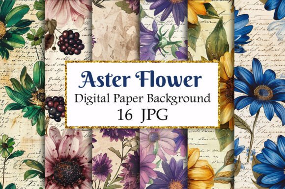 Unlocking Timeless Charm with Vintage Aster Digital Papers