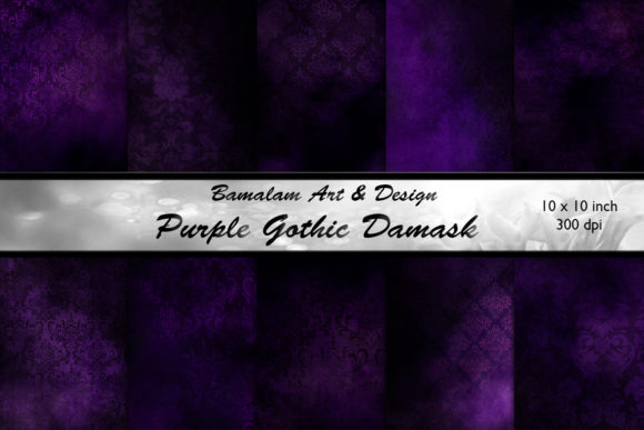 Unveiling Purple Gothic Damask: A Designer's Dark Elegance