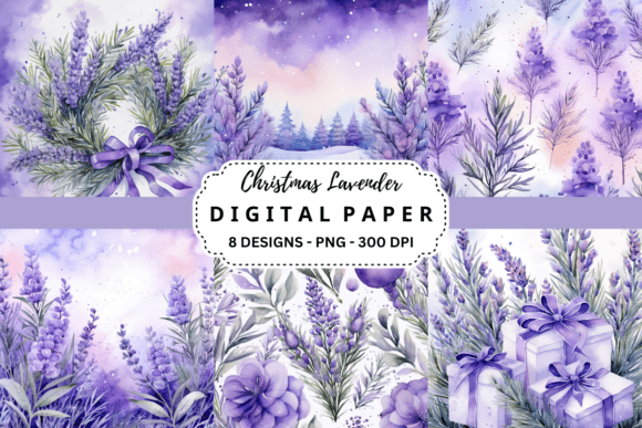 Watercolor Christmas Lavender Background: A Designer's Guide