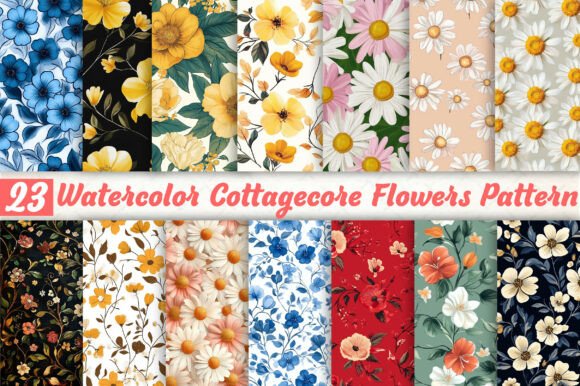 Watercolor Cottagecore Flowers Pattern: A Designer's Guide